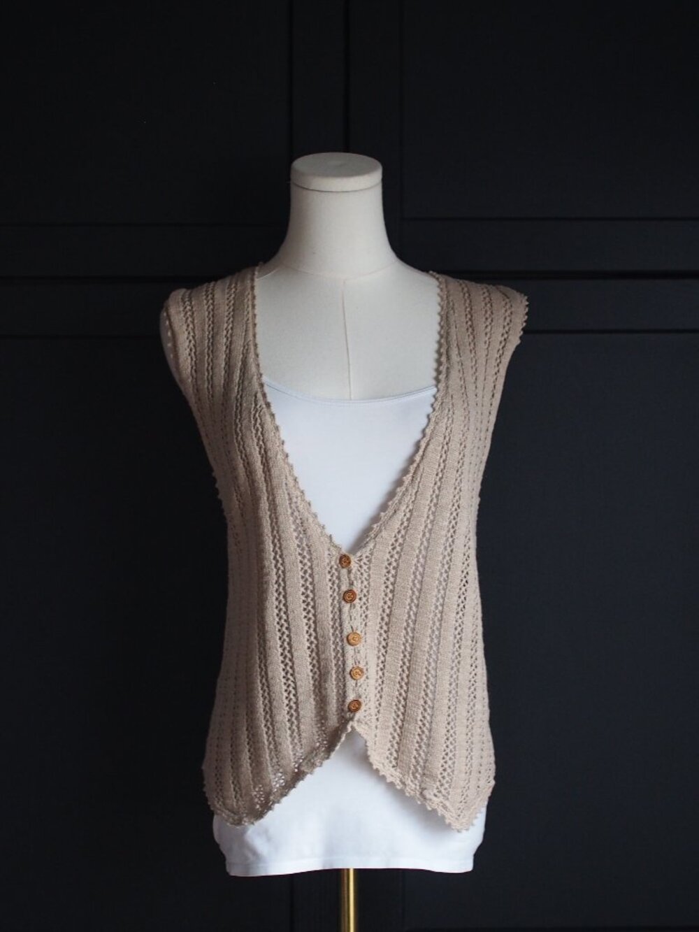 Pierre Cardin | Vintage 70s/80s Crochet Vest